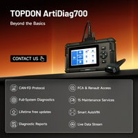 TOPDON AD700 Outil de Diagnostic Automobile OBD2 avec 2 Ans de Mises à Jour Gratuites, Prise en Charge de la Génération de Rapports de Diagnostic
