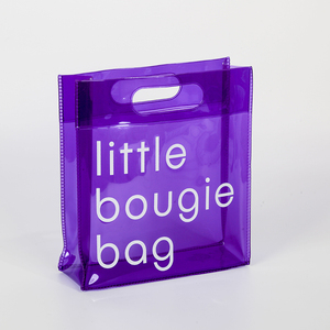 Piccola Borsa da Bagno con Stampa Neon, Borsa Cosmetica Trasparente in PVC Colorata con Manico - Product Image 2