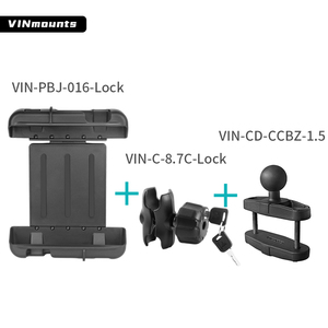 Universal 360 Degree Rotation Aluminum Ball Mount 10'' <b>Tablet</b> <b>Stand</b> <b>for</b> Lenovo Tab M10 and Zebra <b>Tablets</b> - Product Image 4
