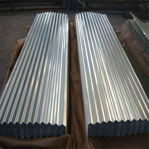 Tôles de <span class=keywords><strong>toiture</strong></span> en acier galvanisé corrugué de haute qualité en gros, BWG 28, 12 <span class=keywords><strong>pieds</strong></span> - Product Image 3