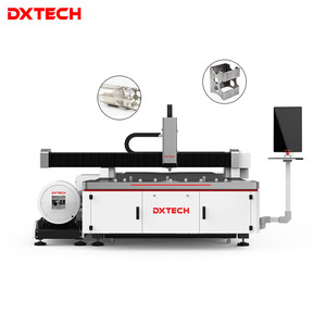 DXTECH 6 M Plate and Tube Fiber Laser Cutting Machines <b>for</b> Aluminum Metal <b>Sheet</b> With Exchange Platform Price 1000W Iron <b>Bed</b> Pump - Product Image 3