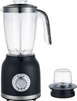Nieuwe Design 1.5L Glazen Pot Hoge Vermogen Variabele Snelheid 3-Snelheden Drukknop IJsvergruizer Stamper Roestvrijstalen Mes Keuken