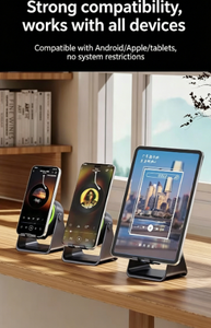 2-in-1 Magnetic <b>Speaker</b> with Phone Stand - Portable Wireless <b>Speaker</b> for Home Office - Product Image 3