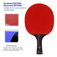 Raquette de tennis de table professionnelle en bois LOKI K Series 6 étoiles, vente en gros