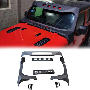 ApexRide 2018+ Accesorios Todoterreno 4x4 para Auto Fabfours ViCowl para Jeep Wrangler JL - Product Image 1