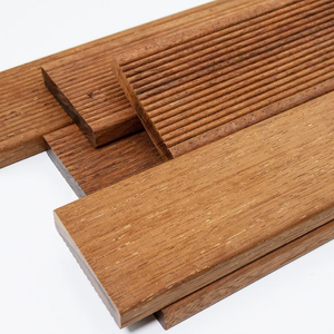 Suelo de madera conservante <span class=keywords><strong>Merbau</strong></span> indonesio resistente a las curvas, tiras de madera para exteriores, tablones de madera maciza, pisos de cubierta de piscina - Product Image 1