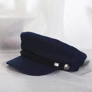 Casquettes pour enfants et bébés, casquettes à visière, chapeaux de journaliste, chapeau de <span class=keywords><strong>marin</strong></span>, casquette plate pour bébé, 51/53 - Product Image 3