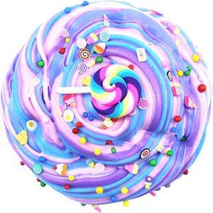 Slime multicolore non collant, super doux, parfumé, jouet sensoriel anti-stress, bricolage pour enfants - Product Image 6