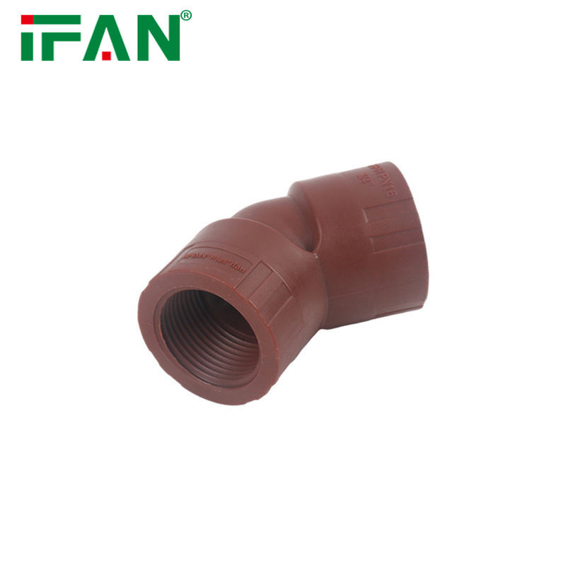 IFAN Factory Supply PPH Pipe Fittings 1/2''-1'' OEM Size Color Smooth ...
