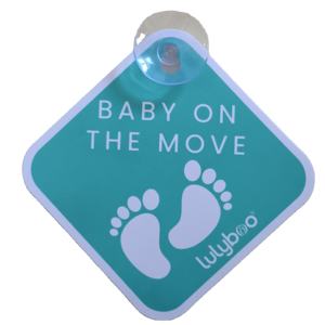 <span class=keywords><strong>ป้าย</strong></span>ติดรถ2ชิ้น/แพ็คสำหรับเด็กทารกขยับได้ขนาด125*125มม. - Product Image 1