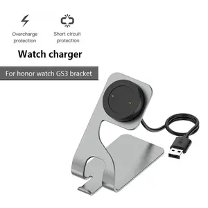 Charging Dock Holder for Honor Watch GS3 Watch Cradle Charger with Chip Protection Smart Watch Chargers Bracket Aluminum Alloy