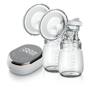 Top Sale Ergonomisches Design Beste erschwing liche manuelle Silikon-Milch pumpe Babymilch-Doppel milch pumpe - Product Image 1