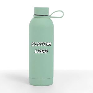 Bouteilles d'eau isothermes modernes de sport à double paroi sous vide de haute qualité 2024 avec sangle, personnalisables avec logo – Articles promotionnels - Product Image 3