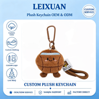 Porte-clés mignon en peluche de basketball avec mousqueton, poupée en peluche de basketball souriante, pendentif décoratif moelleux pour sac à dos de sport