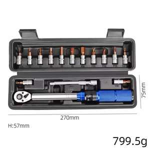 ประแจทอร์คแบบคลิกขนาด 1/4 นิ้ว ระดับมืออาชีพ พร้อ<span class=keywords><strong>ม</strong></span>ว<span class=keywords><strong>ง</strong></span>ล้อแบบกลับด้านได้ 72 ฟัน (2-24 นิวตันเมตร) - ชุดเครื่อง<span class=keywords><strong>ม</strong></span>ือจักรยานเหล็ก Cr-V - Product Image 6