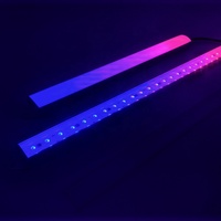 Barre lumineuse LED extérieure 90CM 100CM 120CM 12V IP67 étanche DMX RGB RGBW pleine couleur adressable avec contrôle USB via application, coque en aluminium