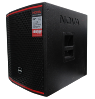 Subwoofer NOVA AX15S 15'' 4 Ohm 1600W, amplificateur de puissance, système audio pour église, bar, concert, DJ, enceintes de scène professionnelles
