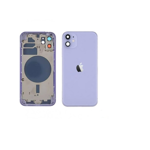 Châssis intermédiaire violet avec coque arrière pour boîtiers de téléphone portable iPhone 12 - Product Image 1