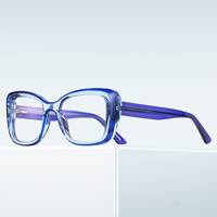 NWOGLSS 2147 Nouvelles Lunettes de Mode Personnalisées Unisexe Carrées à Monture Complète avec Verres PC Protection des Yeux Anti-Lumière Bleue