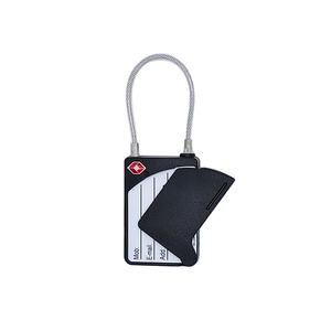 Candados reiniciables de 3 dígitos con combinación de tarjeta de dirección <span class=keywords><strong>Candado</strong></span> de cable TSA de viaje - Product Image 4