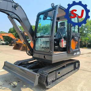 Mini-excavatrice Develon DX60, poids en ordre de marche de 1,5 tonne, godet de terrassement d'une capacité de 0,12 m³, occasion - Product Image 5