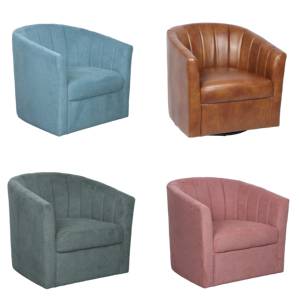 <span class=keywords><strong>Poltrona</strong></span> <span class=keywords><strong>Singola</strong></span> Girevole Moderna CARLFORD, Sedia Accent di Lusso, Seduta di Design per Hotel, <span class=keywords><strong>Poltrona</strong></span> da Soggiorno - Product Image 4