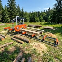 Scierie portative WEMAX Trailer RS31G, scie à ruban robuste pour le traitement de gros bûches