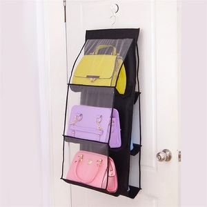 Nouveau 2024 stockage 6 poches suspendus sac à main <span class=keywords><strong>organisateur</strong></span> pour armoire placard Transparent sac de rangement sac à main <span class=keywords><strong>organisateur</strong></span> - Product Image 4