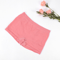Meilleures ventes d'usine en gros : Boxers pour femmes taille haute, rayés, avec logo, en nylon tricoté, respirants, sans couture, ODM