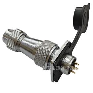 Conector de Aviación WF16M16 de 2 y 10 Pines, de Aleación de Zinc, Montaje en Panel, Chapado en Oro, para Reparación y Reemplazo - Product Image 1