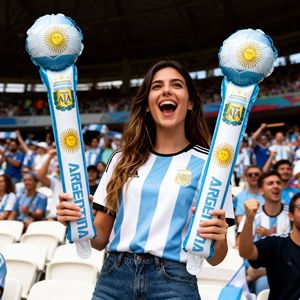 Bâtons gonflables pour supporters de football - Bâtons de ballons en aluminium à motif drapeau national pour accessoires de cheering et décorations de fête pour les stades mondiaux - Product Image 5