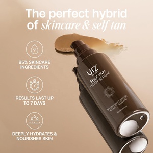 Suero Corporal Hidratante y Nutritivo con Ácido Hialurónico y Niacinamida de Marca Privada para Bronceado Corporal y Autobronceado - Product Image 2