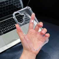 Coque de téléphone rigide anti-chute en TPU+PC transparent haute définition pour iPhone 17 18 Pro Max – Vente en gros