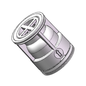 Ensemble de garnitures en PVC série E01C pour applications portables, avec joint d'étanchéité FKM/PTFE et perles de verre, pour traitement de l'eau et exploitation minière - Product Image 1