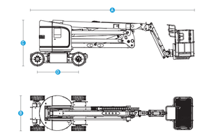 מעלית זרוע מפרקית הידראולית במבצע חם/מעלית עכביש ניידת עם זרוע מפרקית, פלטפורמת הרמה לעבודה בגובה - Product Image 5