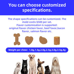 Masticables suaves de lisina personalizados <span class=keywords><strong>para</strong></span> perros, suplementos <span class=keywords><strong>para</strong></span> mascotas, cuidado de la salud, tratamiento de peso muscular y alimentos de apoyo inmunológico - Product Image 3
