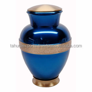 Cremación Cenizas humanas Urna de metal para adultos Hogar clásico Decorativo Últimos suministros funerarios hechos a mano Urnas Más vendidos - Product Image 5