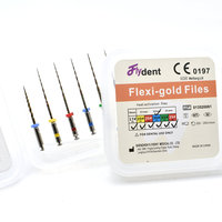 Instrumento Dental, Limas Flexigold, Limas Endodónticas Rotatorias, Limas de Motor Endo Dentales de 25 mm, Herramienta Dental de Activación por Calor