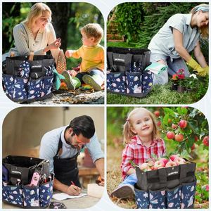 Échantillon gratuit : Sac à outils de jardin Maker's Garden, pour le rangement domestique et le jardinage, pour hommes et femmes, sac de rangement pour outils avec poignée en cuir repoussé - Product Image 6