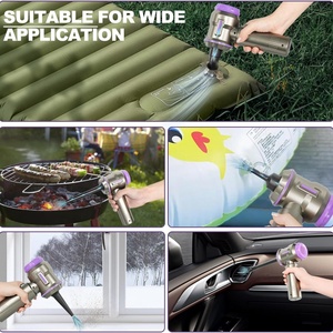 Aspirateur à main sans fil portable avec moteur à brosse, puissant, 3 vitesses, et souffleur d'air comprimé pour voiture - Product Image 6