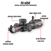 Guide TU425 C 3.0 Thermique, Résolution 400x300, Résistance aux chocs 6000J, Autonomie de 12 heures, Accessoires de chasse