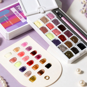 Set de 18 Colores de Gel Sólido para Uñas, Paleta de Pintura sin Limpieza, Pigmento en Gel UV LED para Degradado y Arte de Uñas, Venta al por Mayor - Product Image 3