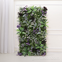 GNW mur de plantes de Style hawaïen, toile de fond de fleur de palmier Tropical d'été