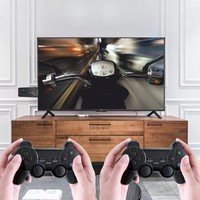 Consola de Juegos M8 HD Arcade 4K, Caja de Juegos con Dos Controles Inalámbricos, Juegos Integrados, Palancas de Mando Inalámbricas de Plástico en Relieve 2.4G