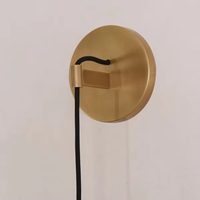 Zèle Éclairage En Laiton Massif Cristal G9 LED Ampoule Applique Murale Moderne Luminaires pour Chambre Escalier Salle De Bains
