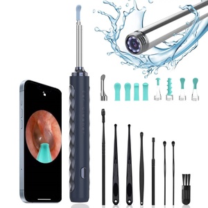 Nouveauté 2024 : Otoscope LED intelligent sans fil HD avec caméra visible pour le nettoyage des oreilles et kit d'extraction auriculaire - Product Image 1