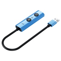 Hub USB 3.0 AI 5 en 1 pour ordinateur portable, tablette, PC, Android, MacOS, 2 ports USB 2.0, 1 port USB 2.0