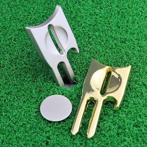 Herramienta multifuncional 6 en 1 para reparar divots de golf con marcador de bola y abridor de botellas, de aleación de zinc, para campos de golf. - Product Image 3