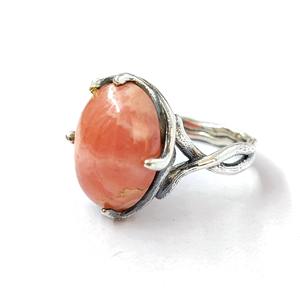 Anillo de Rodocrosita, Anillo de Plata de Ley 925 con Piedra Preciosa, Anillo de Rodocrosita Hecho a Mano, Colección de Anillos Finos, Joyería de Plata, Precio al por Mayor - Product Image 1
