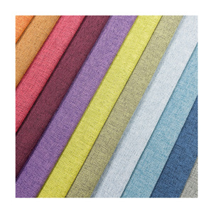 M&amp;Y FG300 Oeko Tex Waterproof Polyester Faux Linen Sofa Fabric Linen Look Woven Upholstery Furniture <strong>Bag</strong> Curtain Home Textiles - Product Image 1